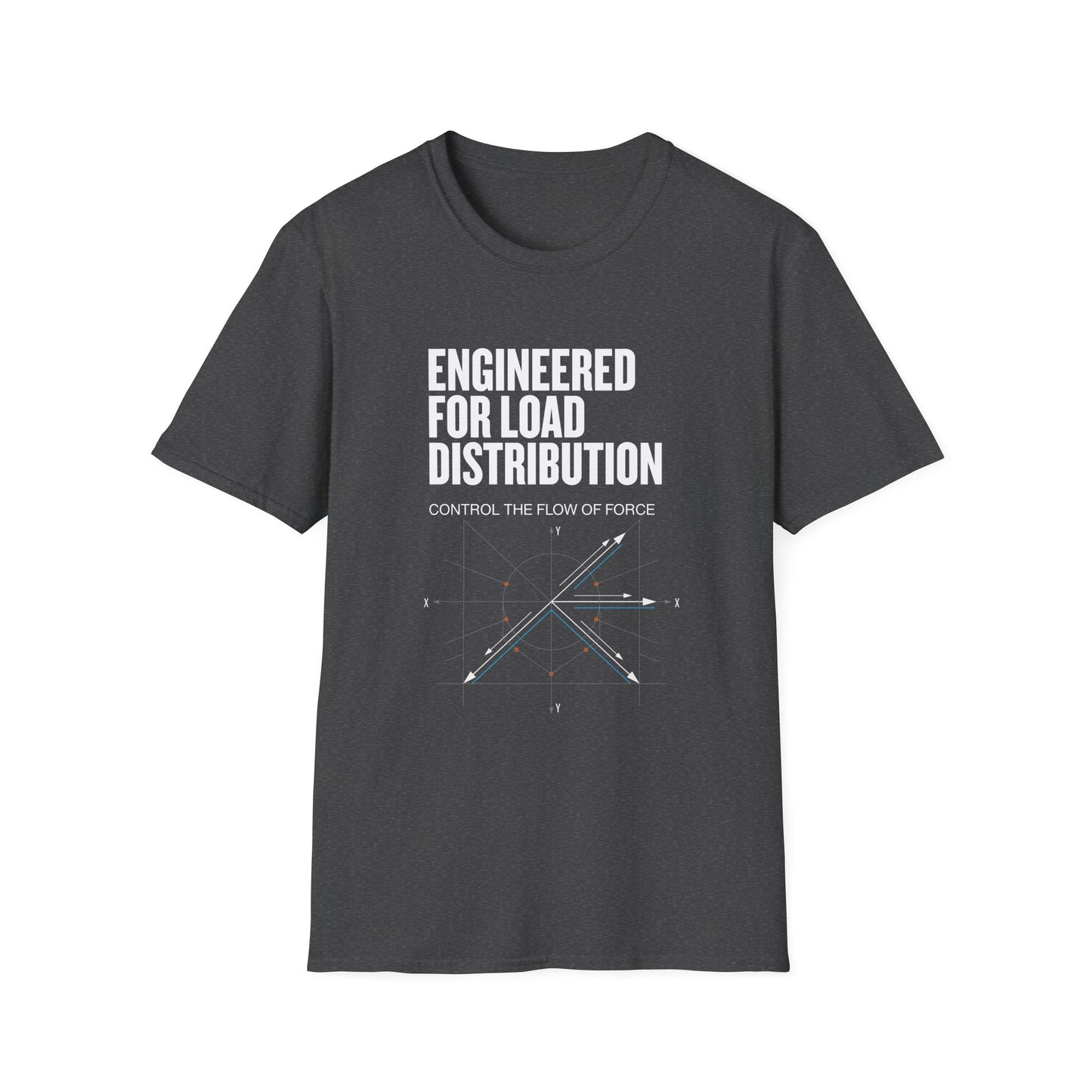 Engineer T-Shirt — "Engineered for Load Distribution" Structural Design Tee