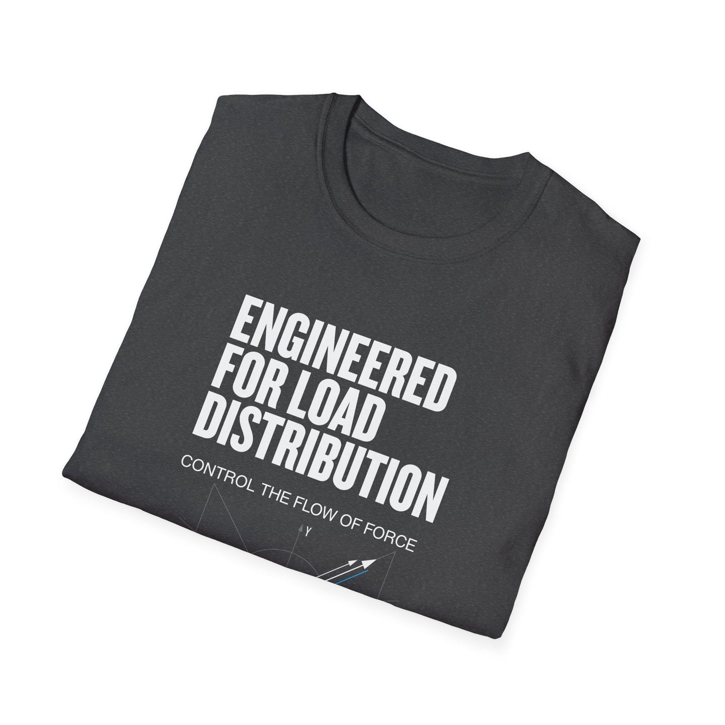 Engineer T-Shirt — "Engineered for Load Distribution" Structural Design Tee