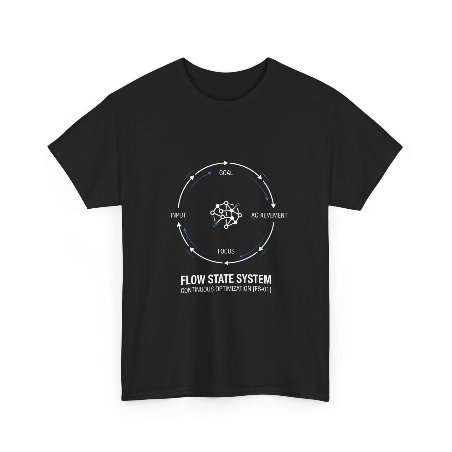 Flow State System T-Shirt — Productivity Cycle Graphic Tee